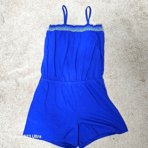 Other - 🌻3 for $25   Girls Smocked Romper Sz 14